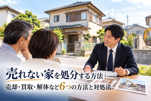 売れない家を処分する方法｜売却・買取・解体など6つの方法