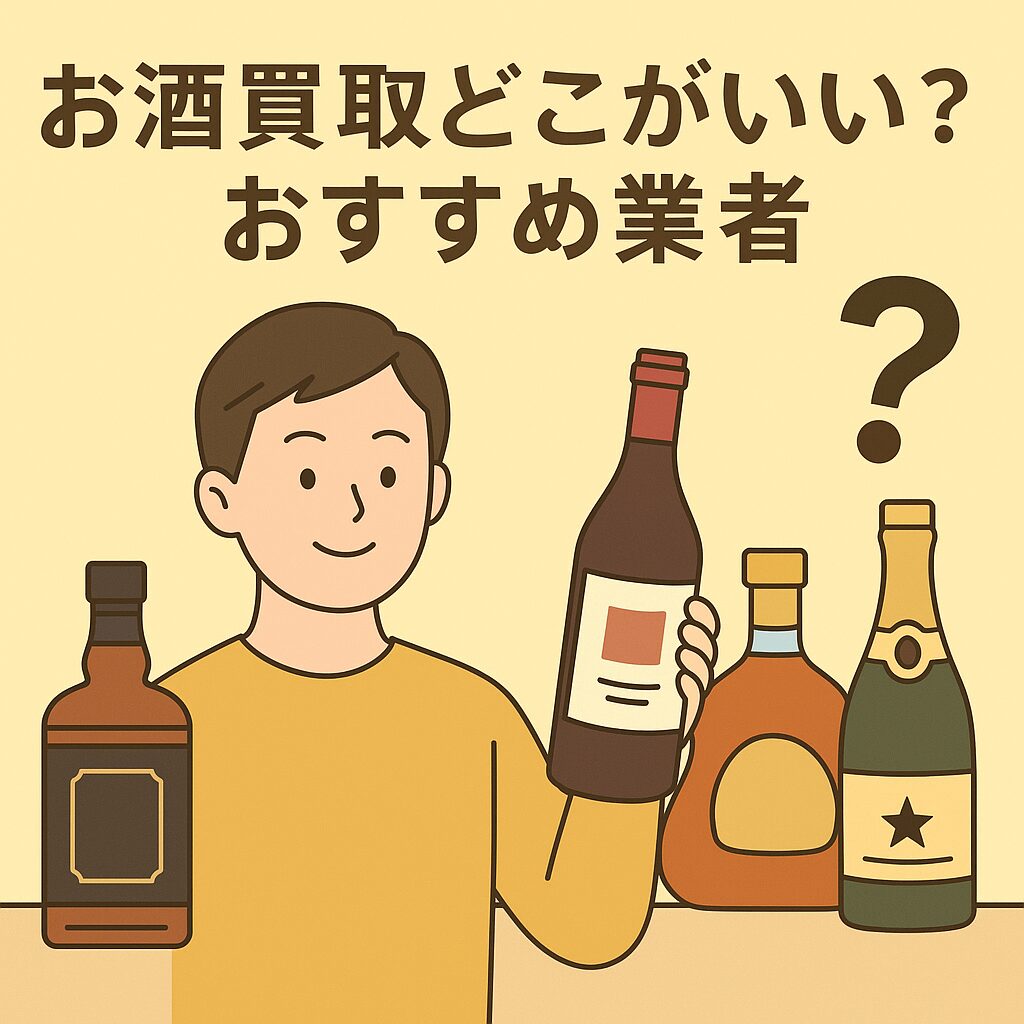 お酒買取どこがいい？おすすめ業者