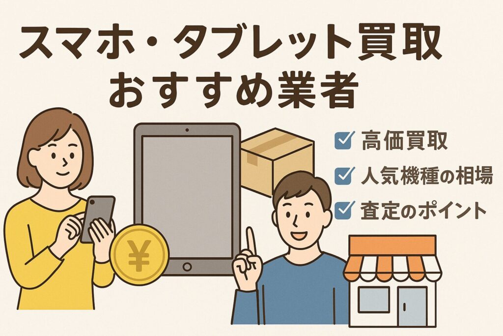 スマホ・タブレット買取おすすめ業者