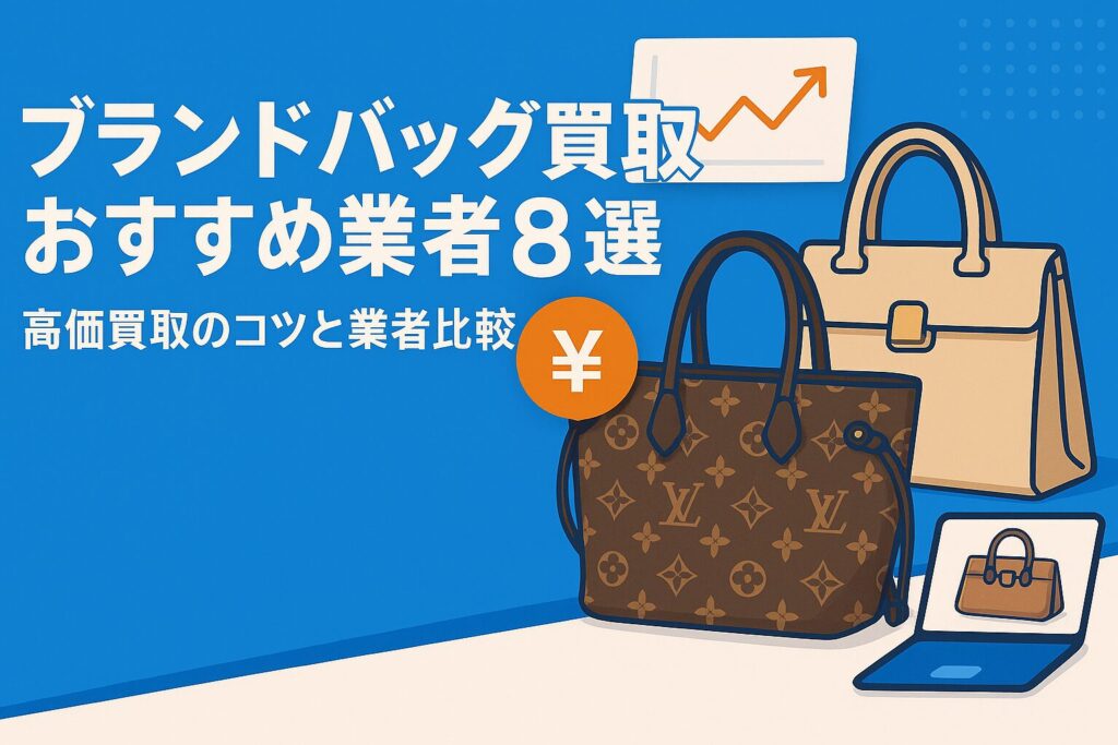 ブランドバッグ買取おすすめ業者8選|高価買取のコツと業者比較