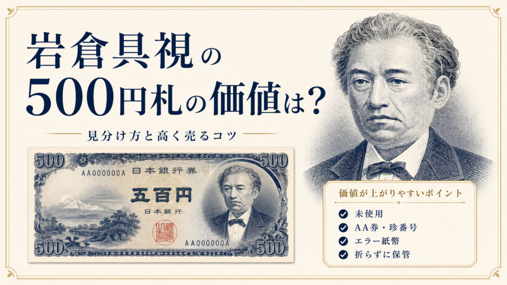 500円札の価値と見分け方