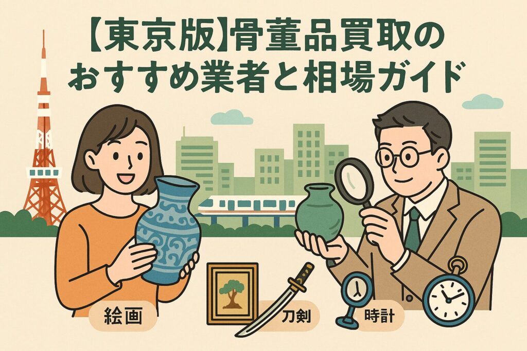 【東京版】骨董品買取のおすすめ業者と相場ガイド
