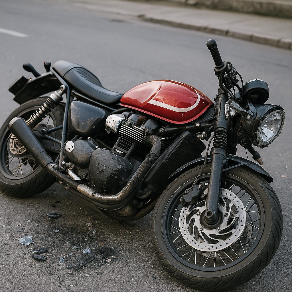 バイク事故車