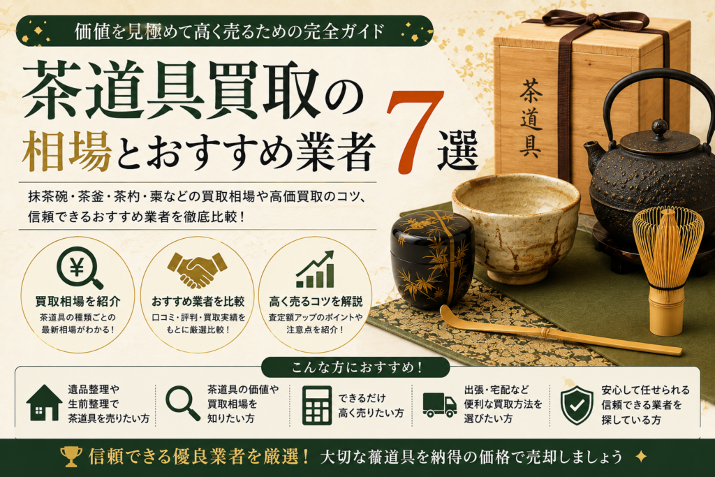 茶道具買取業者おすすめ