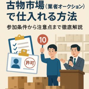 古物市場（業者オークション）で仕入れる方法｜参加条件から注意点まで徹底解説