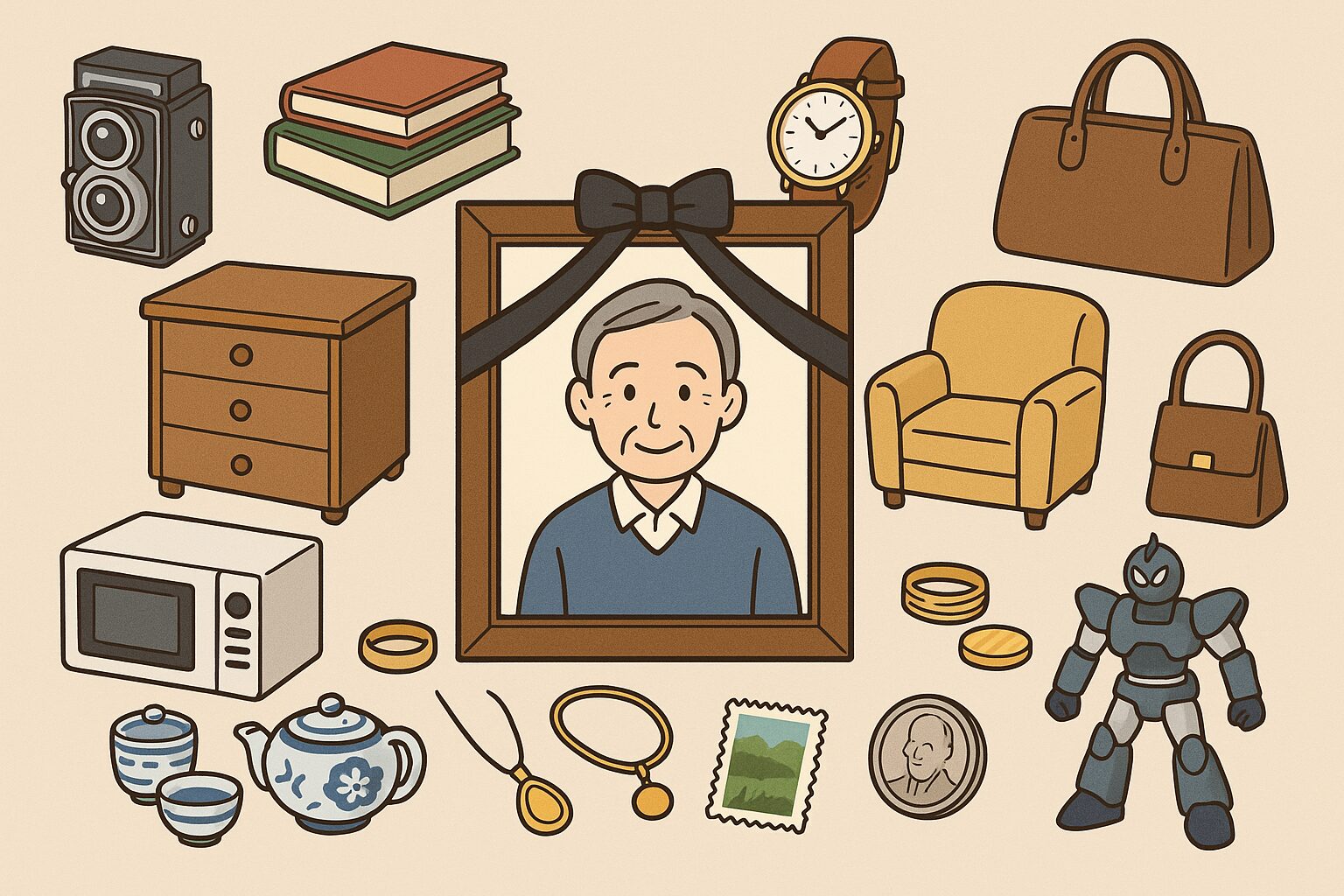 【2025年版】遺品整理で買取も依頼するなら？おすすめ業者と高く売るコツを解説