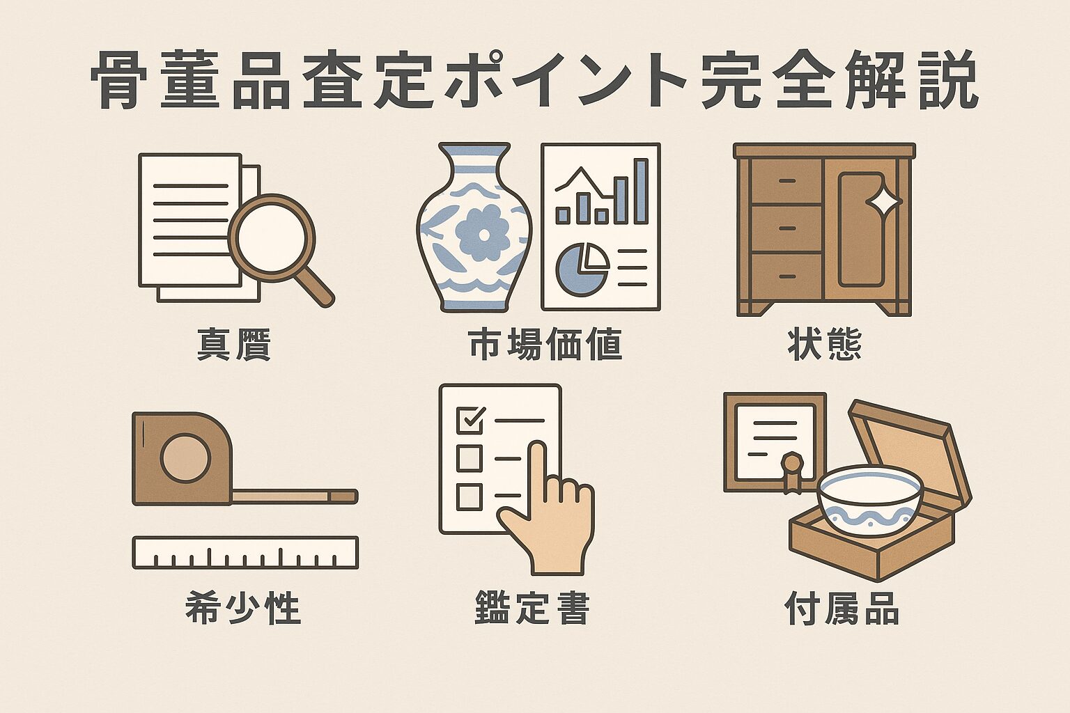 骨董品査定ポイント完全解説｜真贋の見分け方と価値が決まる基準