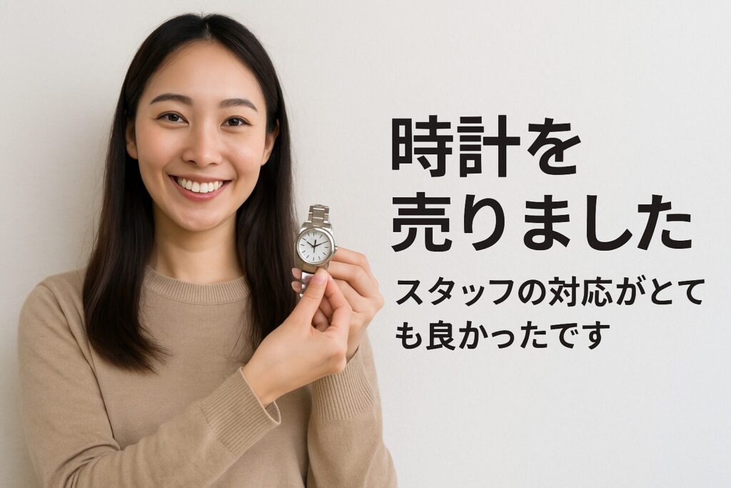 時計売りました