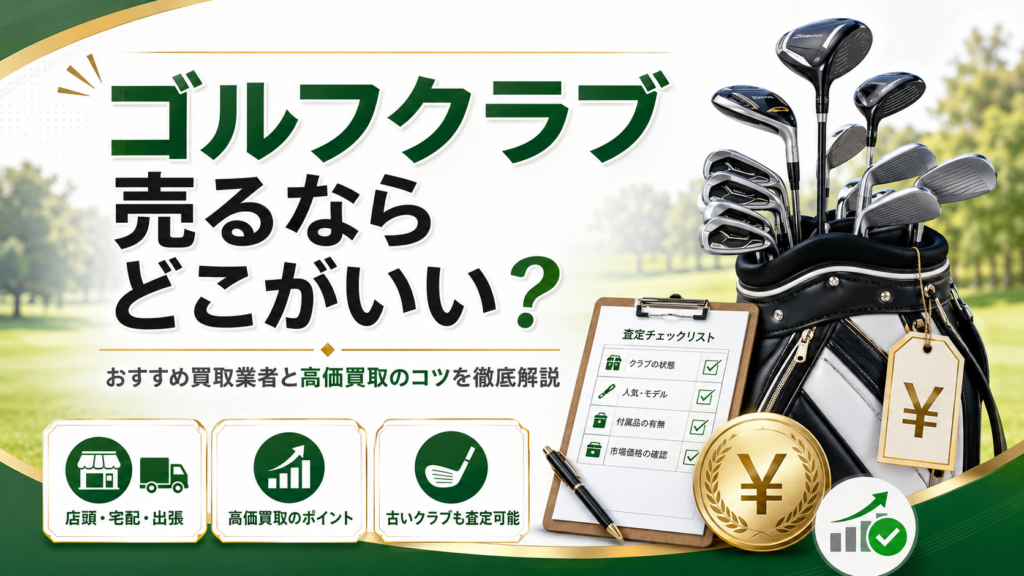 ゴルフクラブ売るならどこがいい