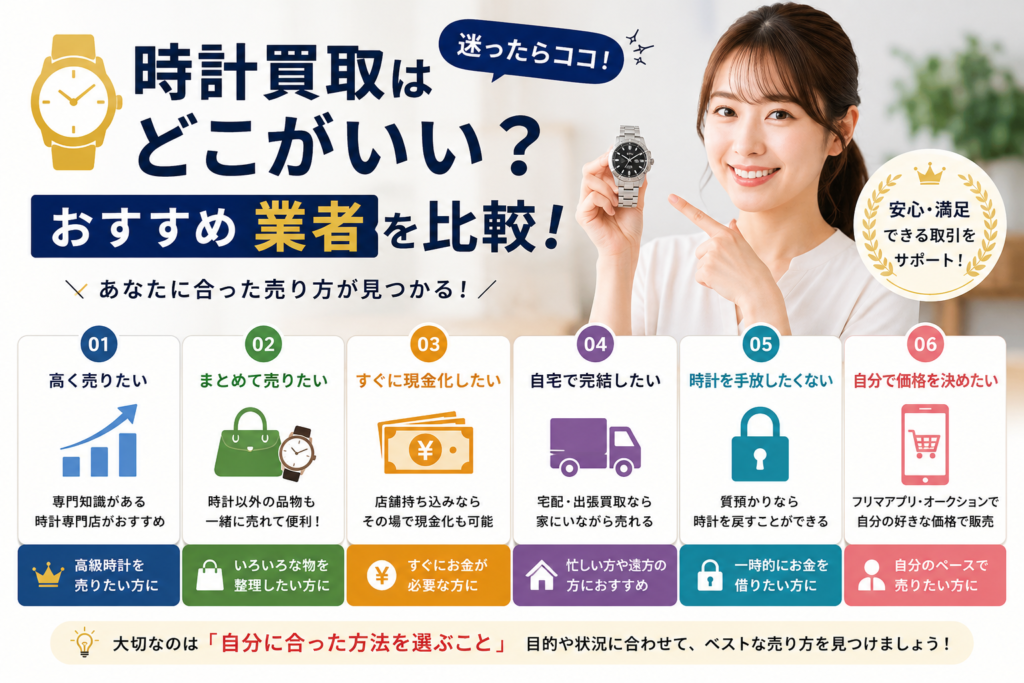 時計買取どこがいい
