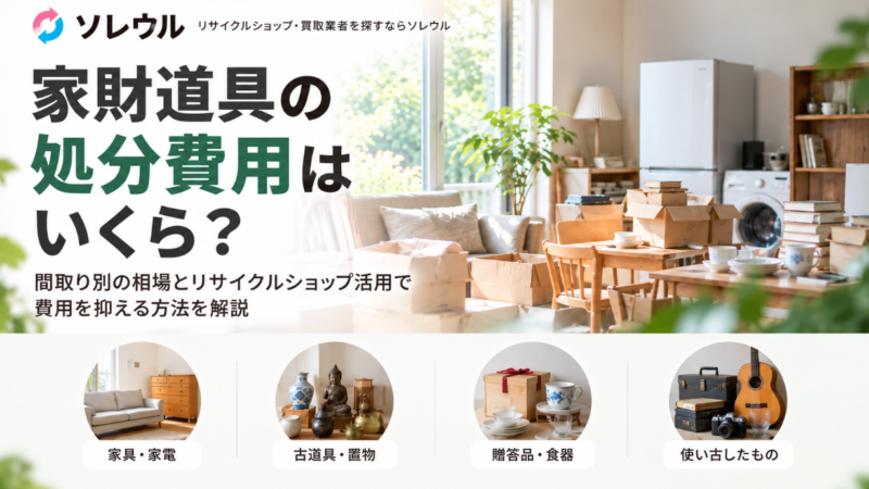 家財処分費用はいくら？